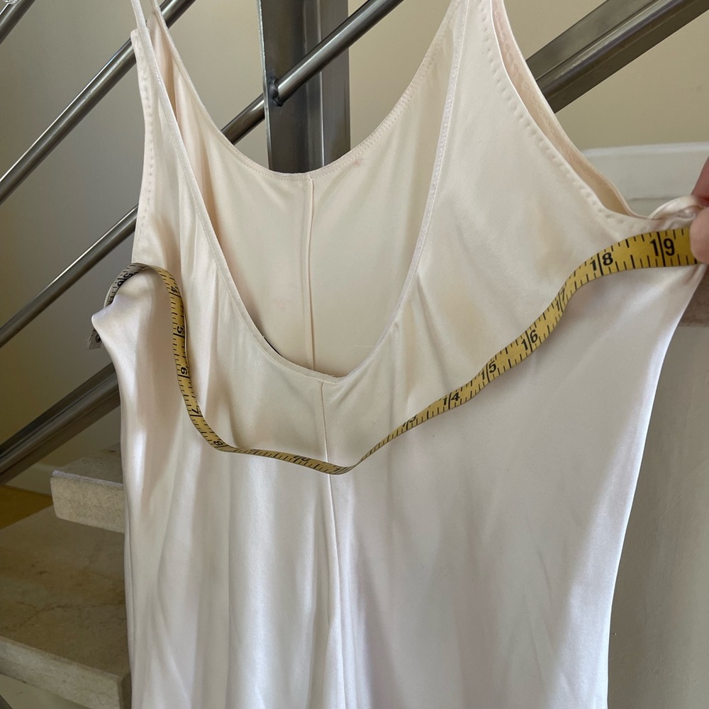 YVES Saint Laurent 90’s style Elegant White and Gray Layered Dress - Picture 9 of 15